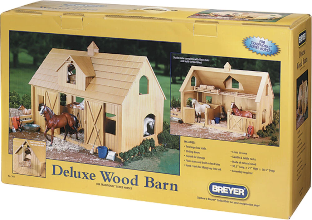 BREYER Traditional Deluxe Wood Barn With Cupola