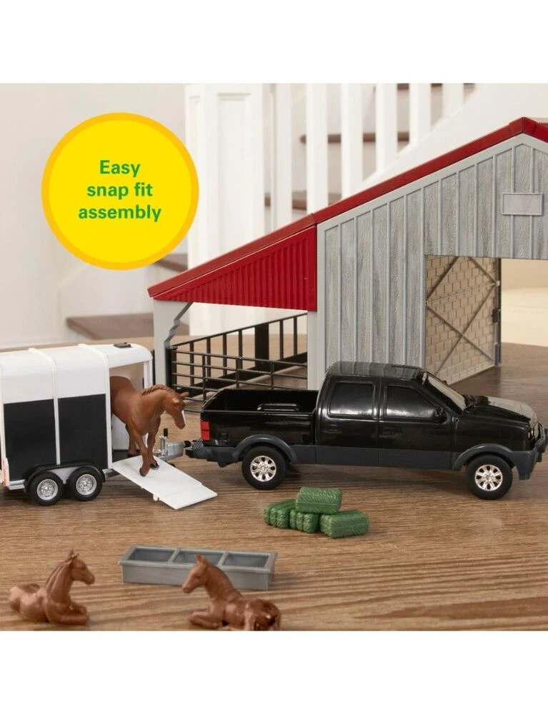 JOHN DEERE 1:32 Scale Weathered Barn Play Set