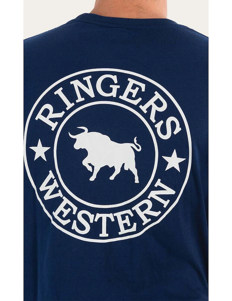 RINGERS WESTERN Signature Bull Mens Loose T-Shirt