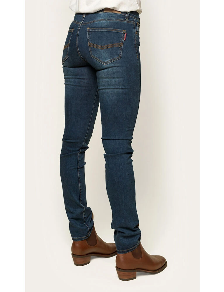 RINGERS WESTERN Victoria Womens Mid Rise Straight Leg Jeans