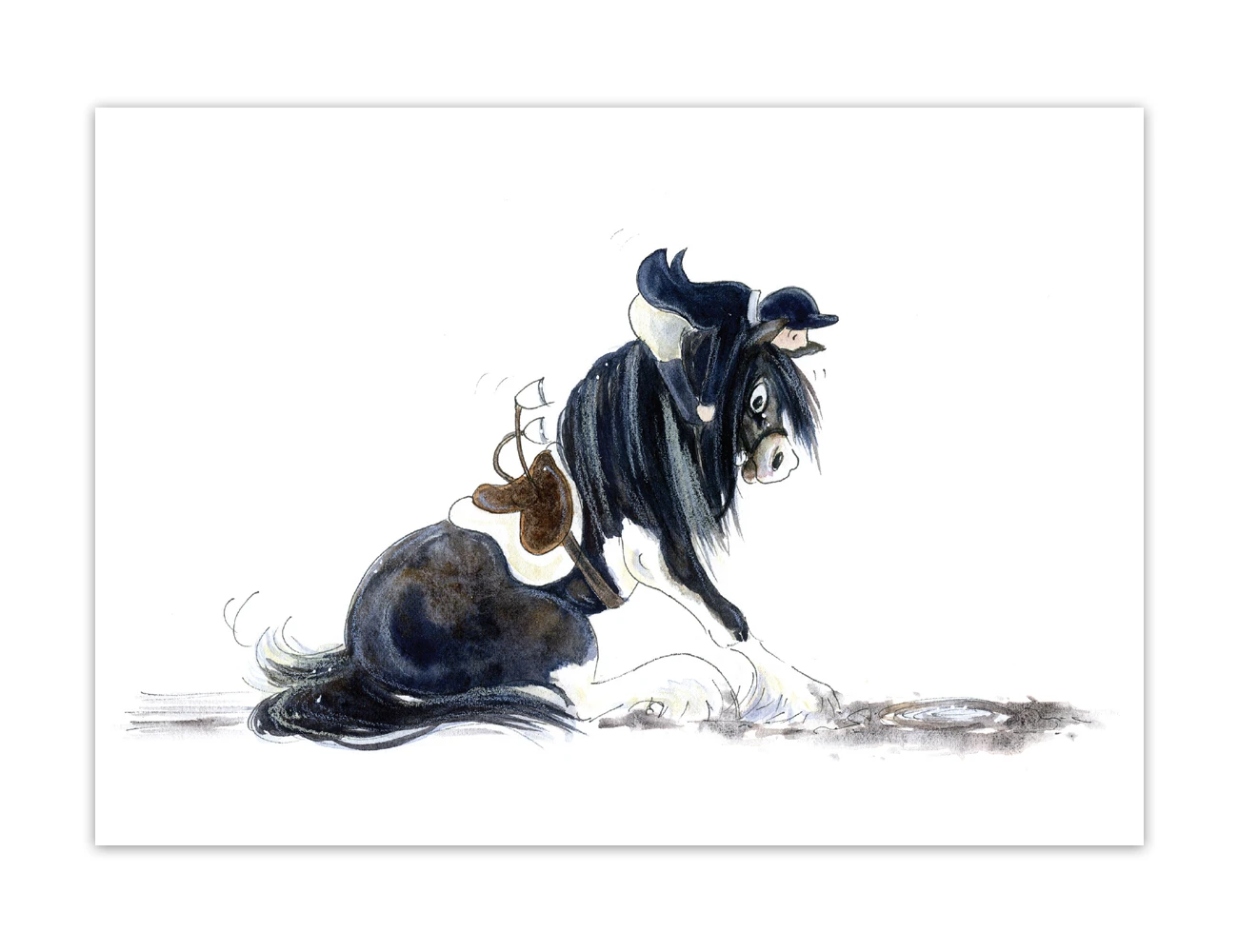 MANDY FOOT Them Be Dragons Blank Greeting Card