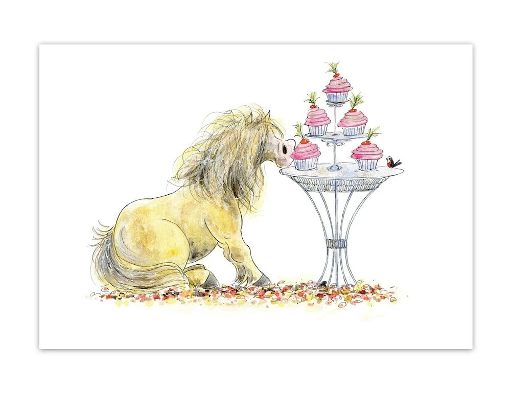 MANDY FOOT High Tea Blank Greeting Card