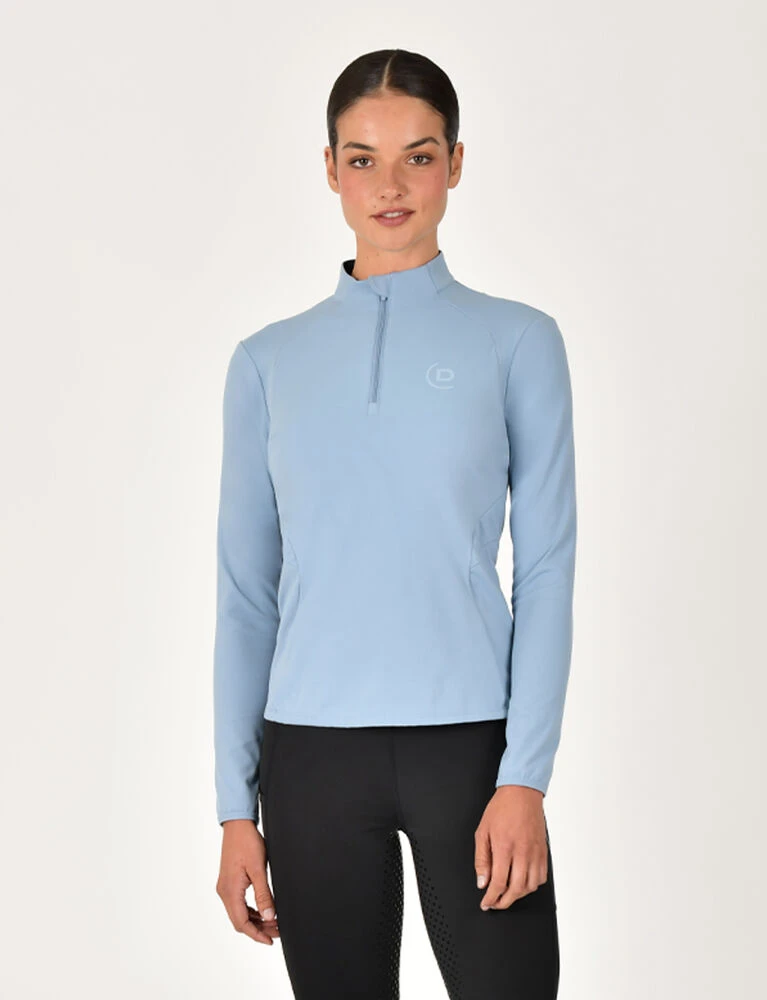 DUBLIN Fitted 1/4 Zip Long Sleeve Base Layer