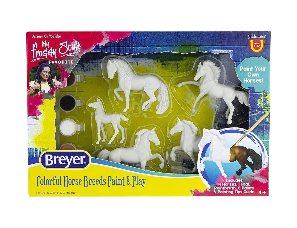 BREYER Activity Horse Crazy Colourful Breeds Paint Kit