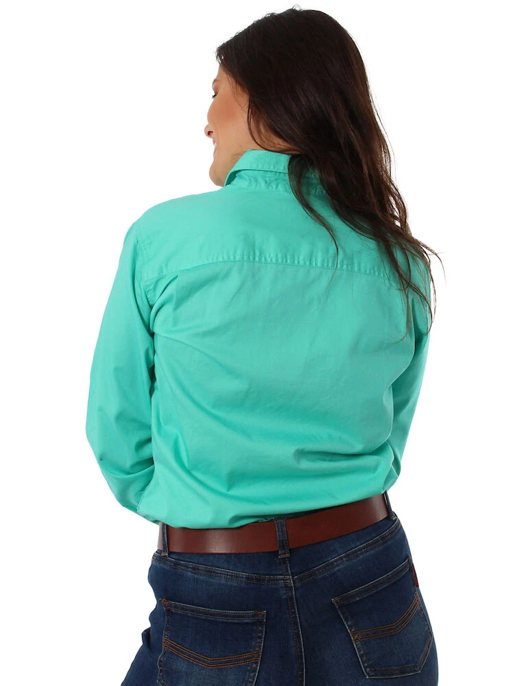 RINGERS WESTERN Pentecost River Womens Full Button Work Shirt