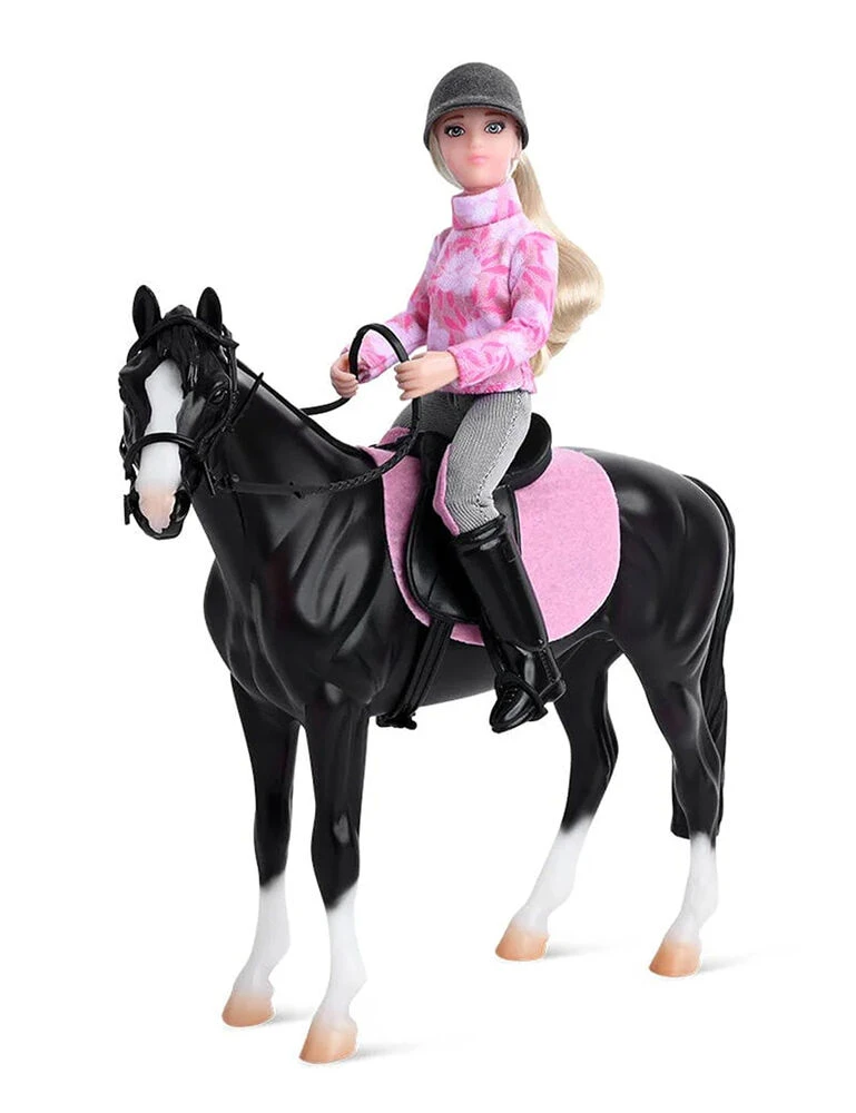 BREYER Freedom Logan & English Rider Lauren