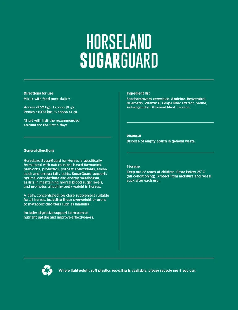 HORSELAND Sugarguard