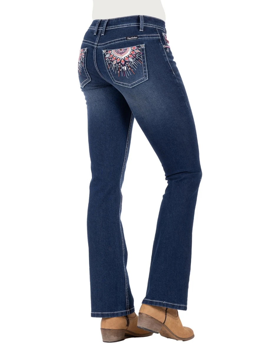 PURE WESTERN Womens Adeline Boot Cut Jean - 32 Leg