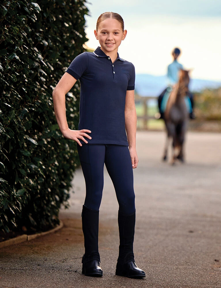 DUBLIN Kids Cotton Pique Short Sleeve Polo