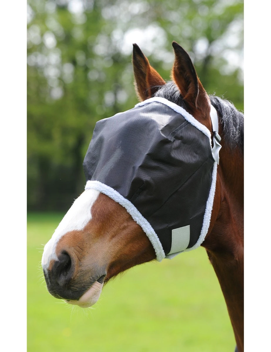 SAXON Buzz Away Fly Mask With Fleece