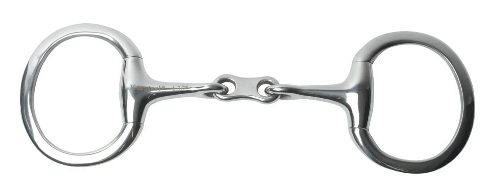 KORSTEEL Stainless Steel French Link Eggbutt Snaffle Bit