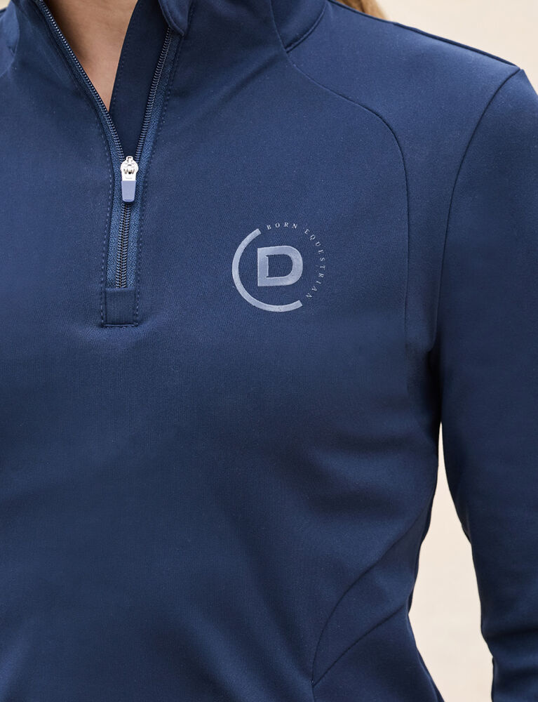 DUBLIN Kids Fitted 1/4 Zip Long Sleeve Base Layer