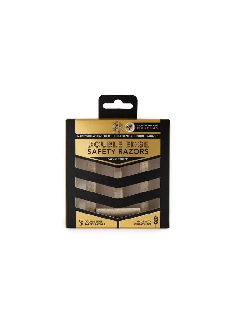 HAIRY PONY Double Edge Safety Razors 3 Pack