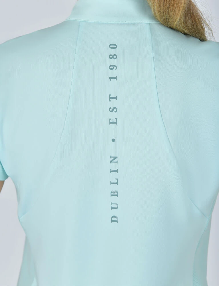 DUBLIN 1/4 Zip Breathable Short Sleeve Top