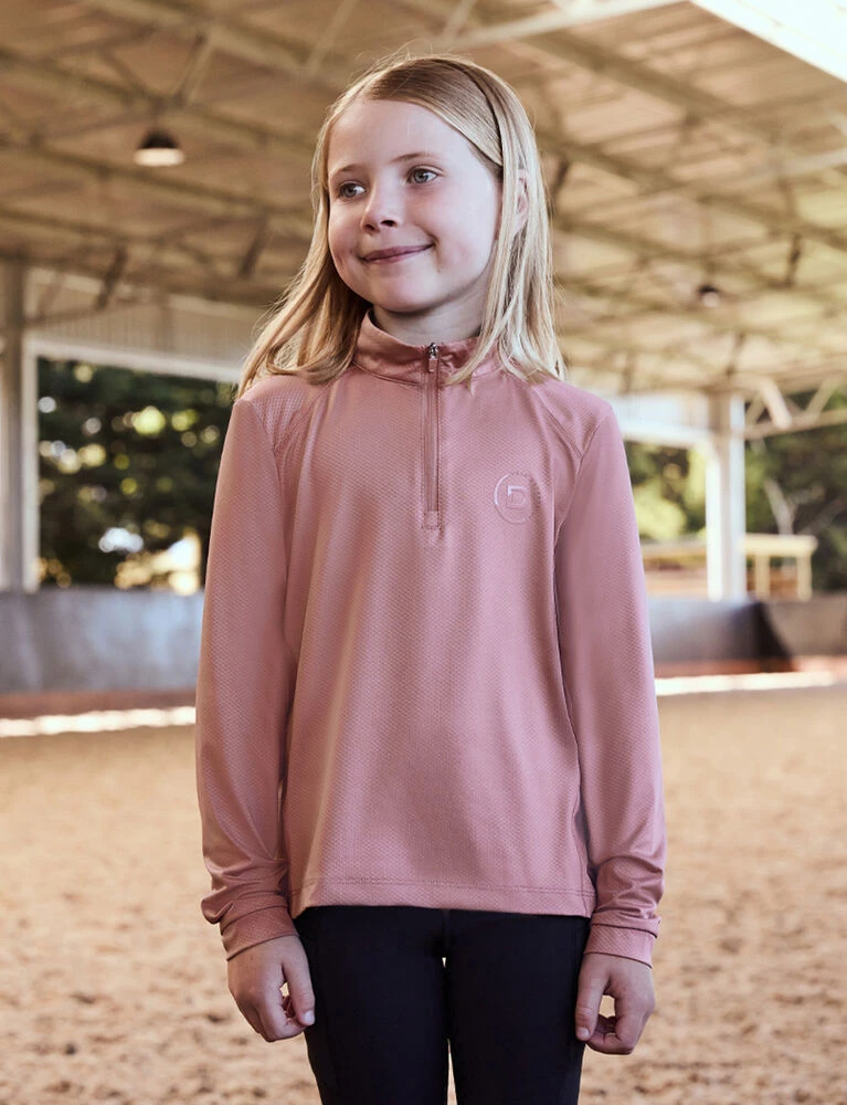 DUBLIN Kids Breathable Long Sleeve Riding Top