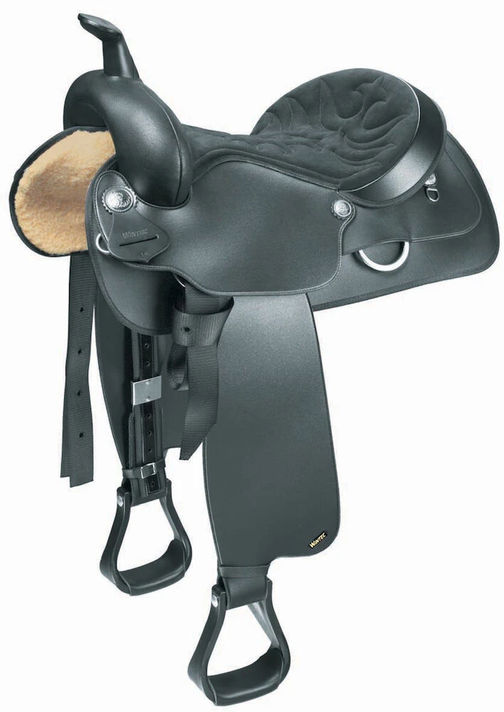 WINTEC Western All Rounder Saddle With Semi Qh Bars