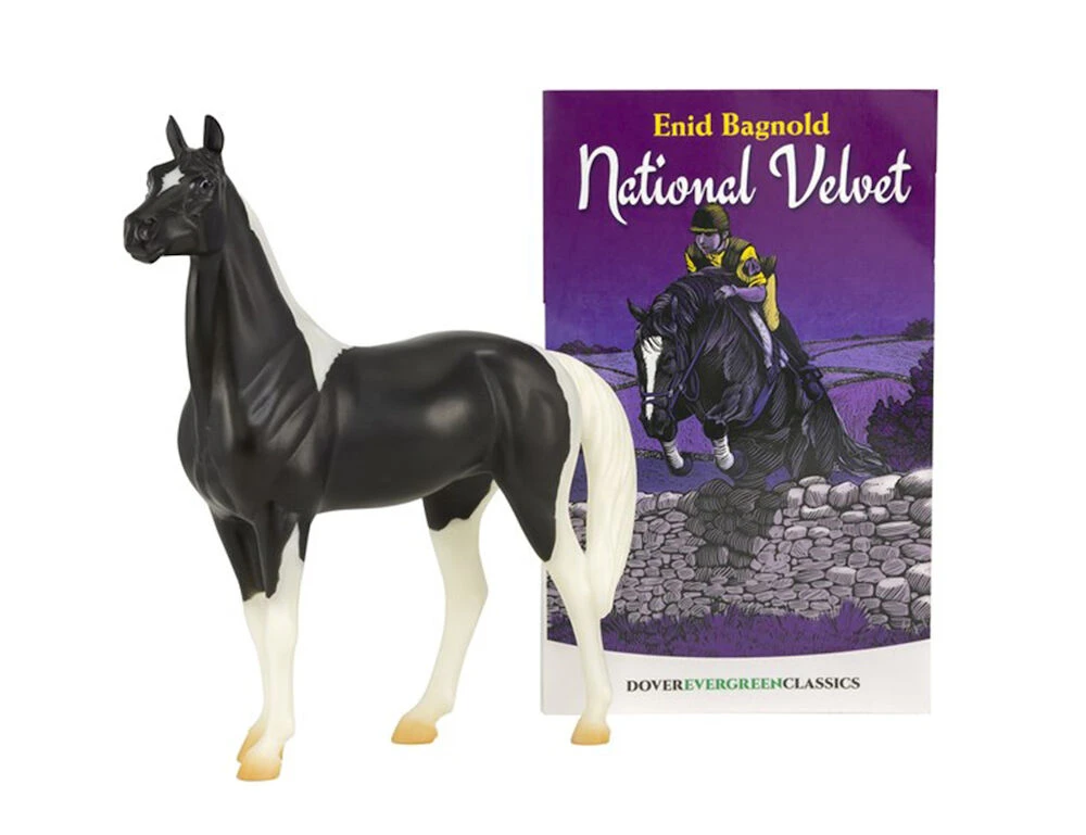 BREYER Freedom National Velvet Horse And Book Set