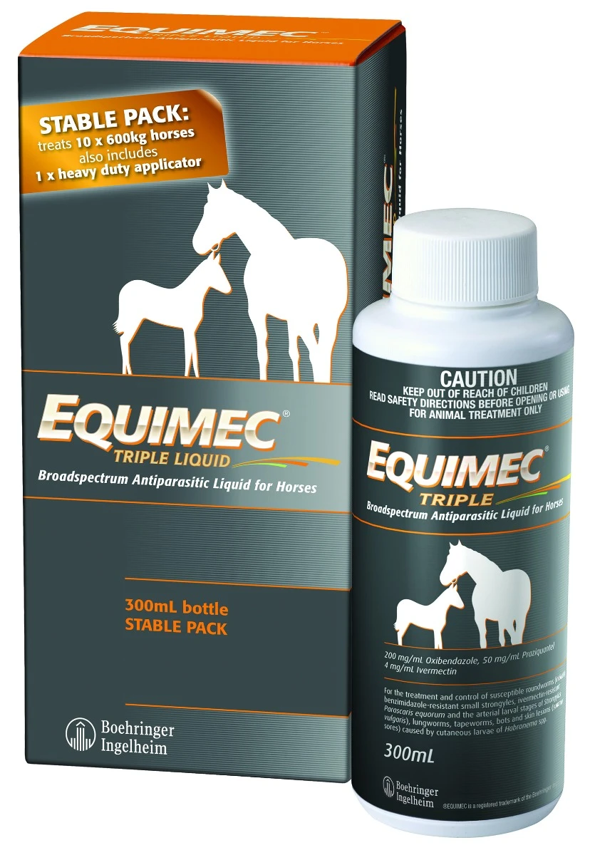 BOEHRINGER INGELHEIM Equimec Triple Liquid Wormer