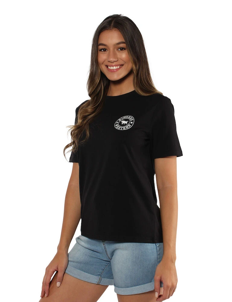 RINGERS WESTERN Signature Bull Womens Loose T-Shirt