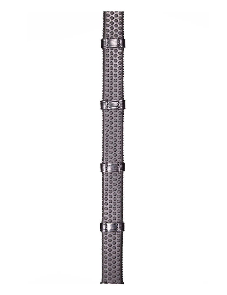 HENRY JAMES SADDLERY Bio Grip Hybrid Rubber Reins With Leather Stoppers
