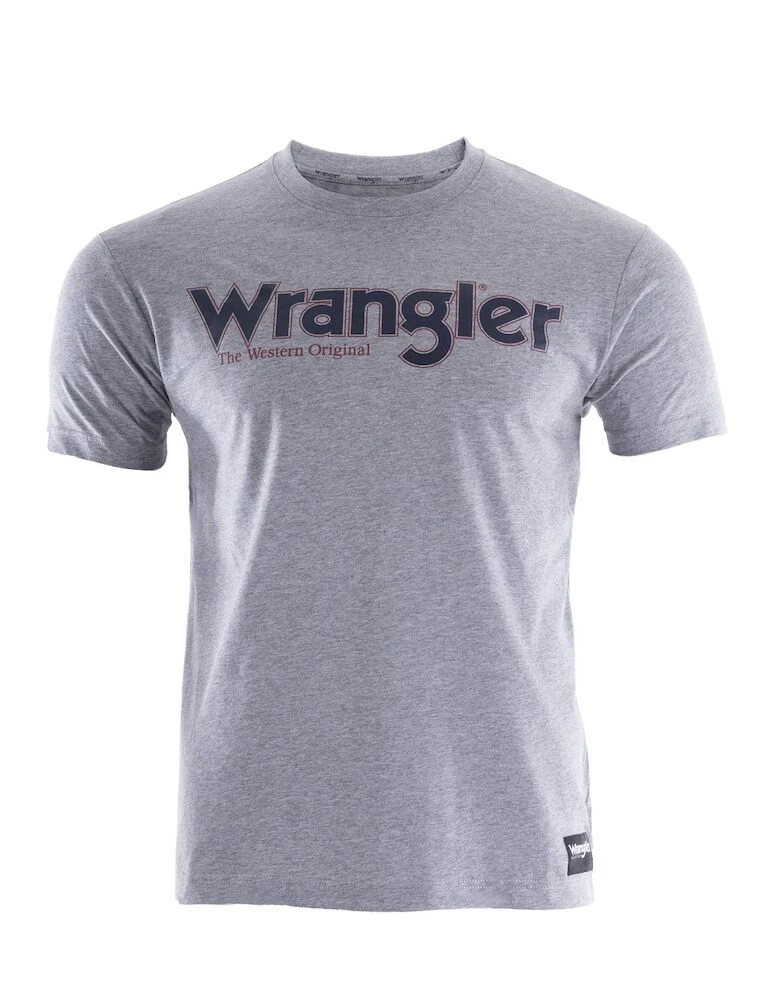 WRANGLER Mens Ryder Logo Short Sleeve Tee
