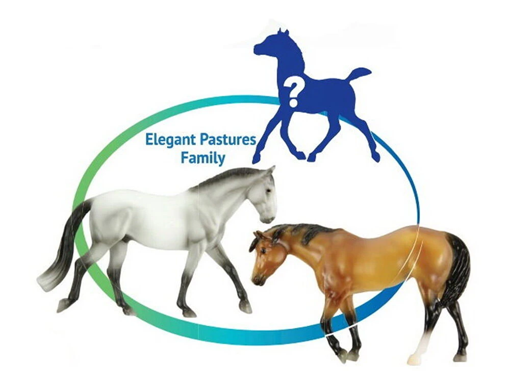 BREYER Stablemates Horse Foal Surprise Elegant Pastures Family