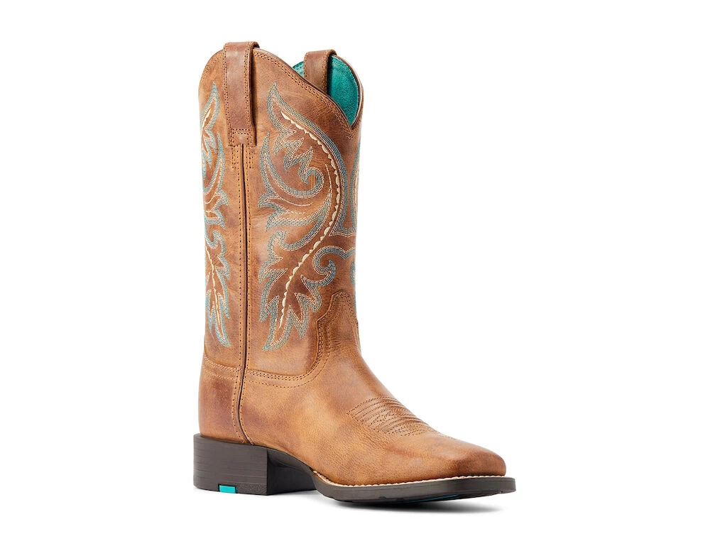ARIAT Womens Round Up Back Zip Boots