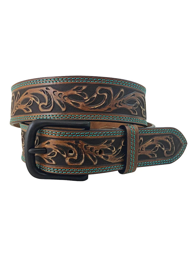 ROPER Belt 1.1/2" Bridle Buffalo Leather