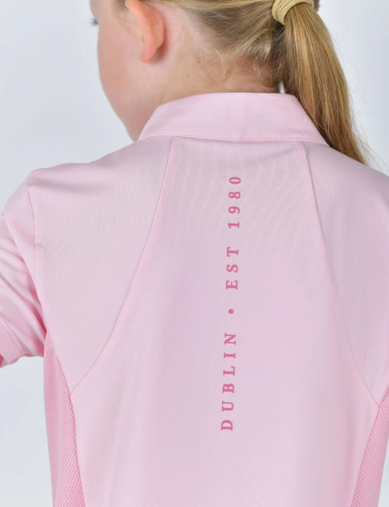 DUBLIN Kids 1/4 Zip Short Sleeve Top