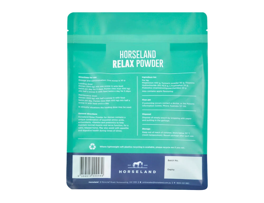 HORSELAND Relax Powder - 2KG
