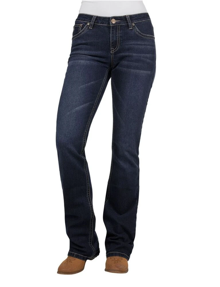 PURE WESTERN Womens Ivy Relaxed Rider Jean 36L