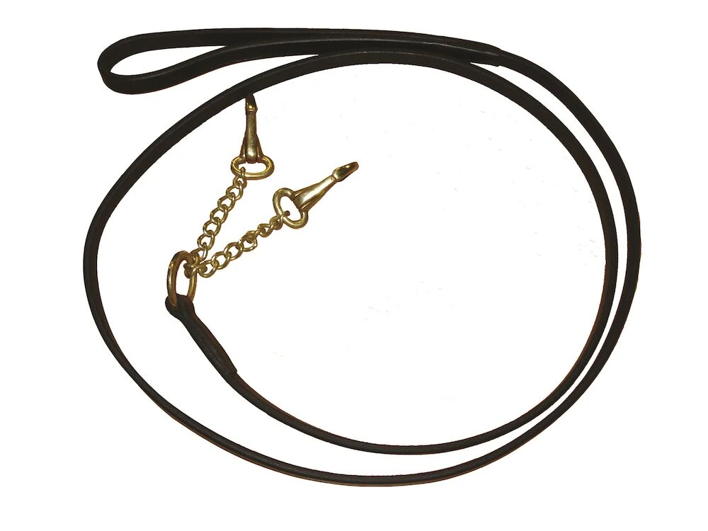 COLLEGIATE Leather Two Chain Lead