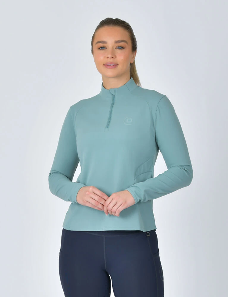 DUBLIN Fitted 1/4 Zip Long Sleeve Base Layer