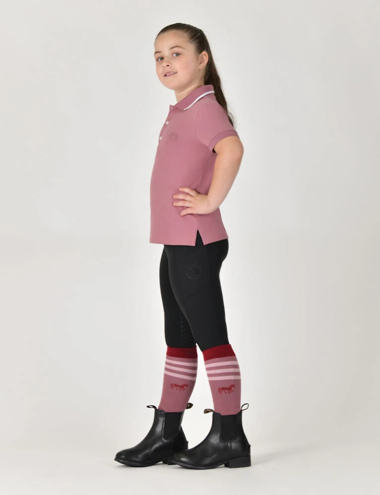 DUBLIN Kids Cotton Pique Short Sleeve Polo