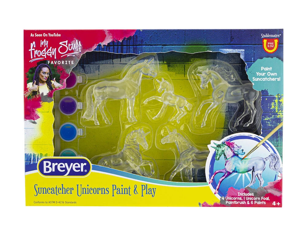 BREYER Activity Suncatcher Unicorn Paint & Play