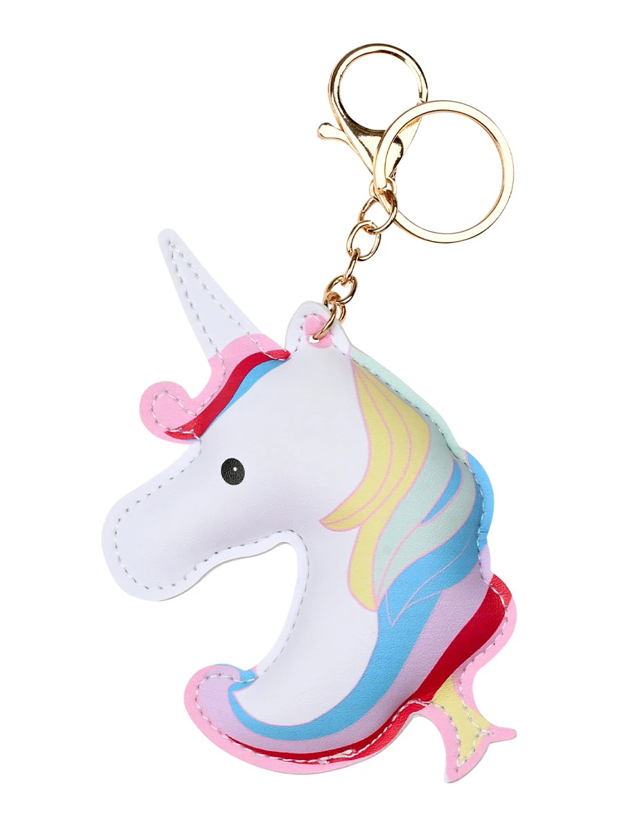 DUBLIN Pastel Rainbow Unicorn Keyring