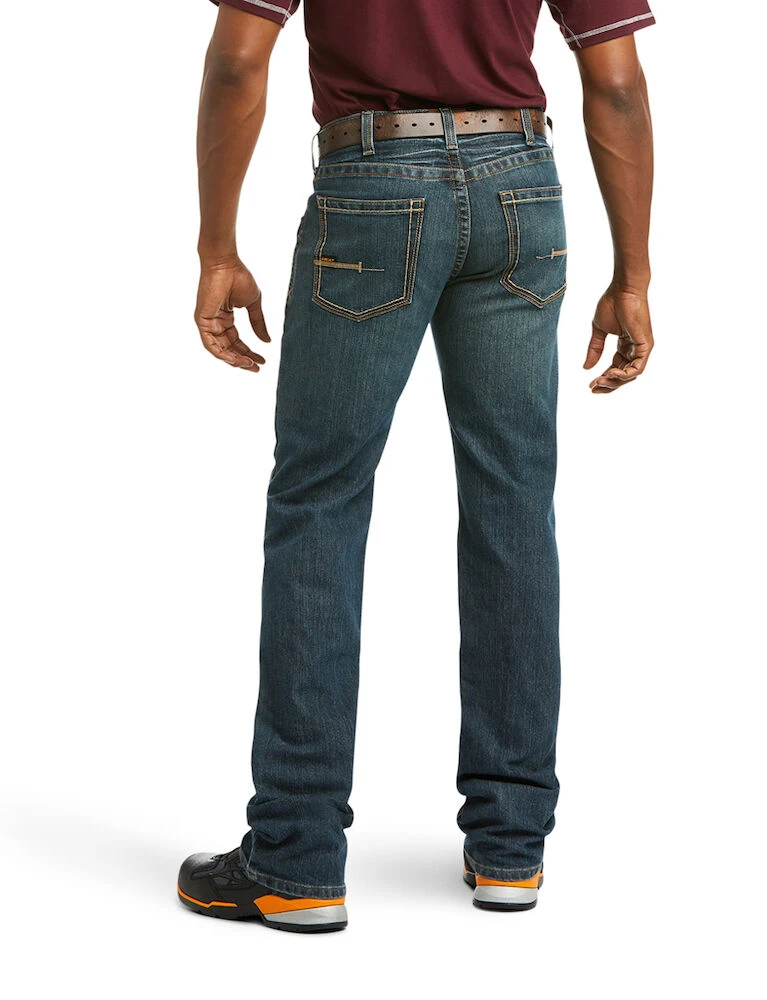 ARIAT Mens Rebar Fashion M5 Slim Straight Jeans