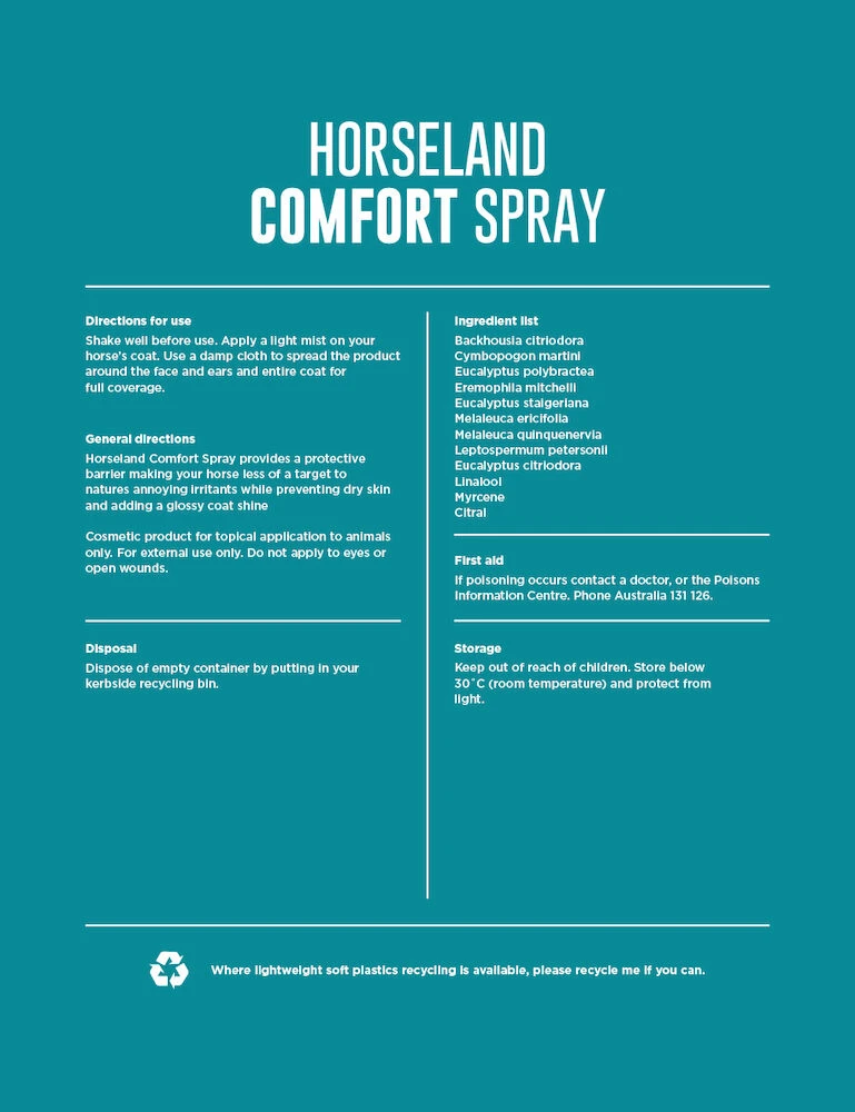 HORSELAND Comfort Spray