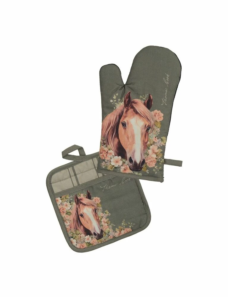THOMAS COOK Oven Mitt And Pot Holder Set