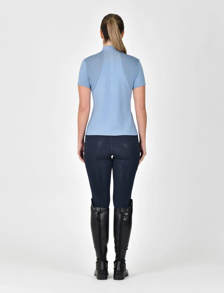 DUBLIN 1/4 Zip Breathable Short Sleeve Top