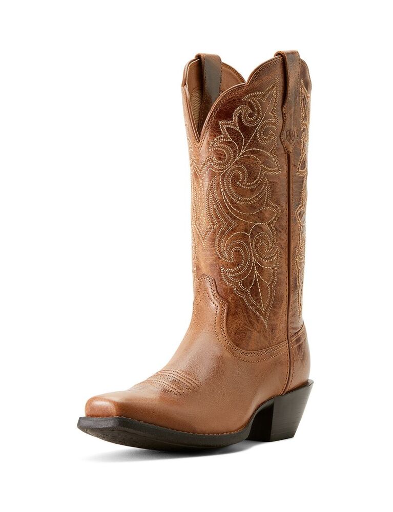 ARIAT Womens Round Up Square Toe Boots
