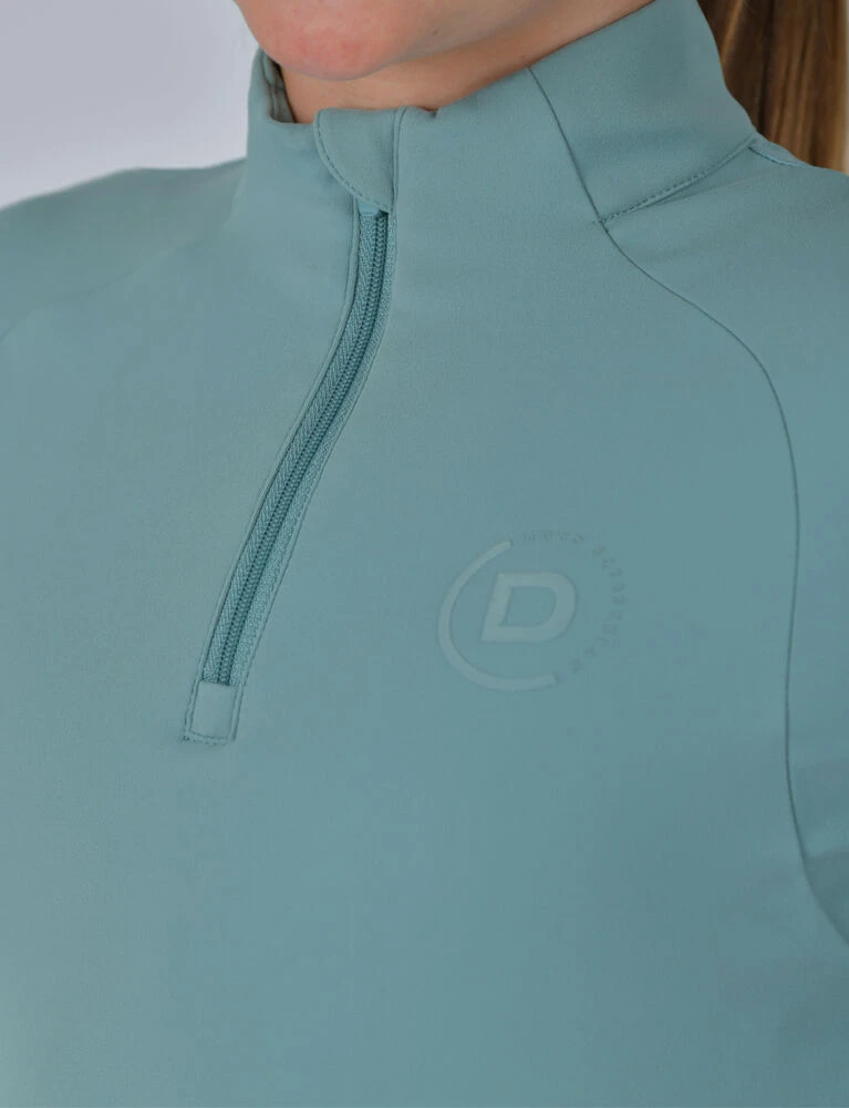 DUBLIN Kids Fitted 1/4 Zip Long Sleeve Base Layer