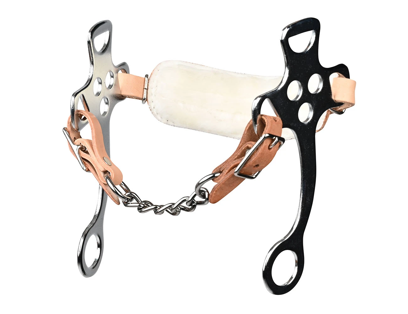 KORSTEEL Fleece Nose Hackamore Bit