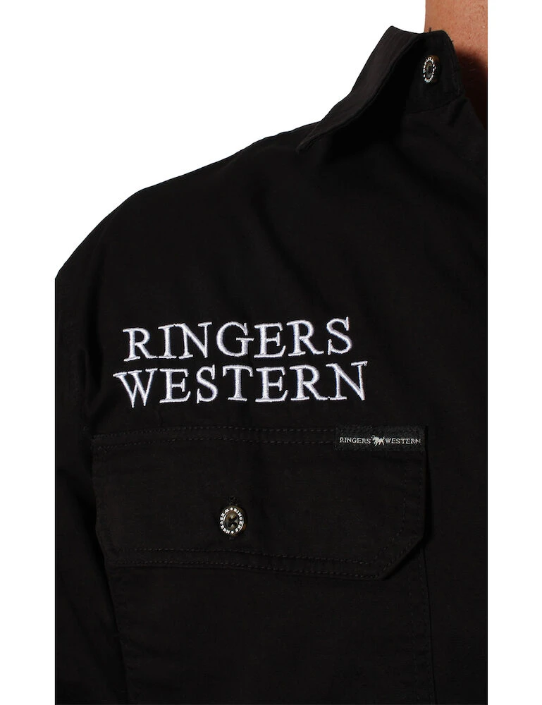 RINGERS WESTERN Hawkeye Mens Full Button Work Shirt