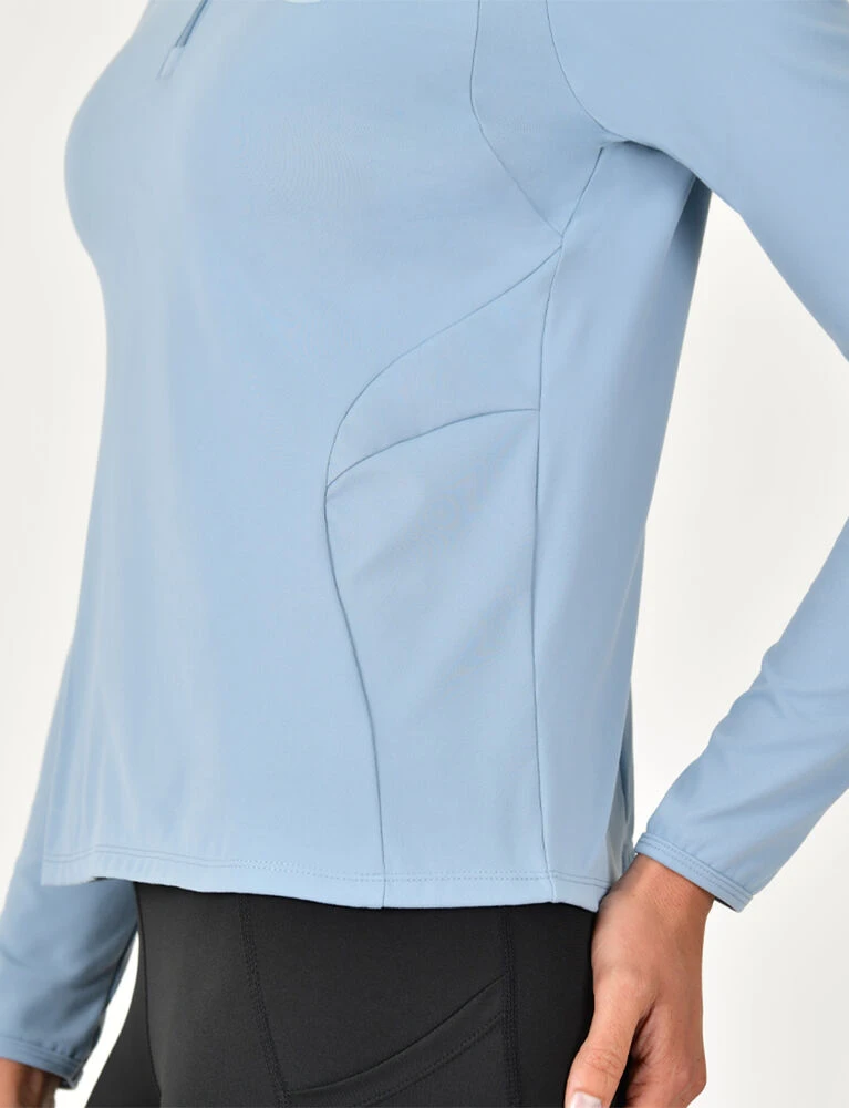 DUBLIN Fitted 1/4 Zip Long Sleeve Base Layer