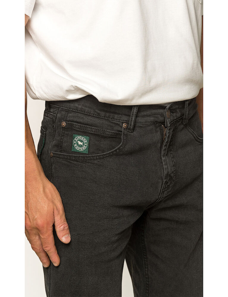 RINGERS WESTERN Muster Mens Slim Straight Fit Mid Rise Jeans