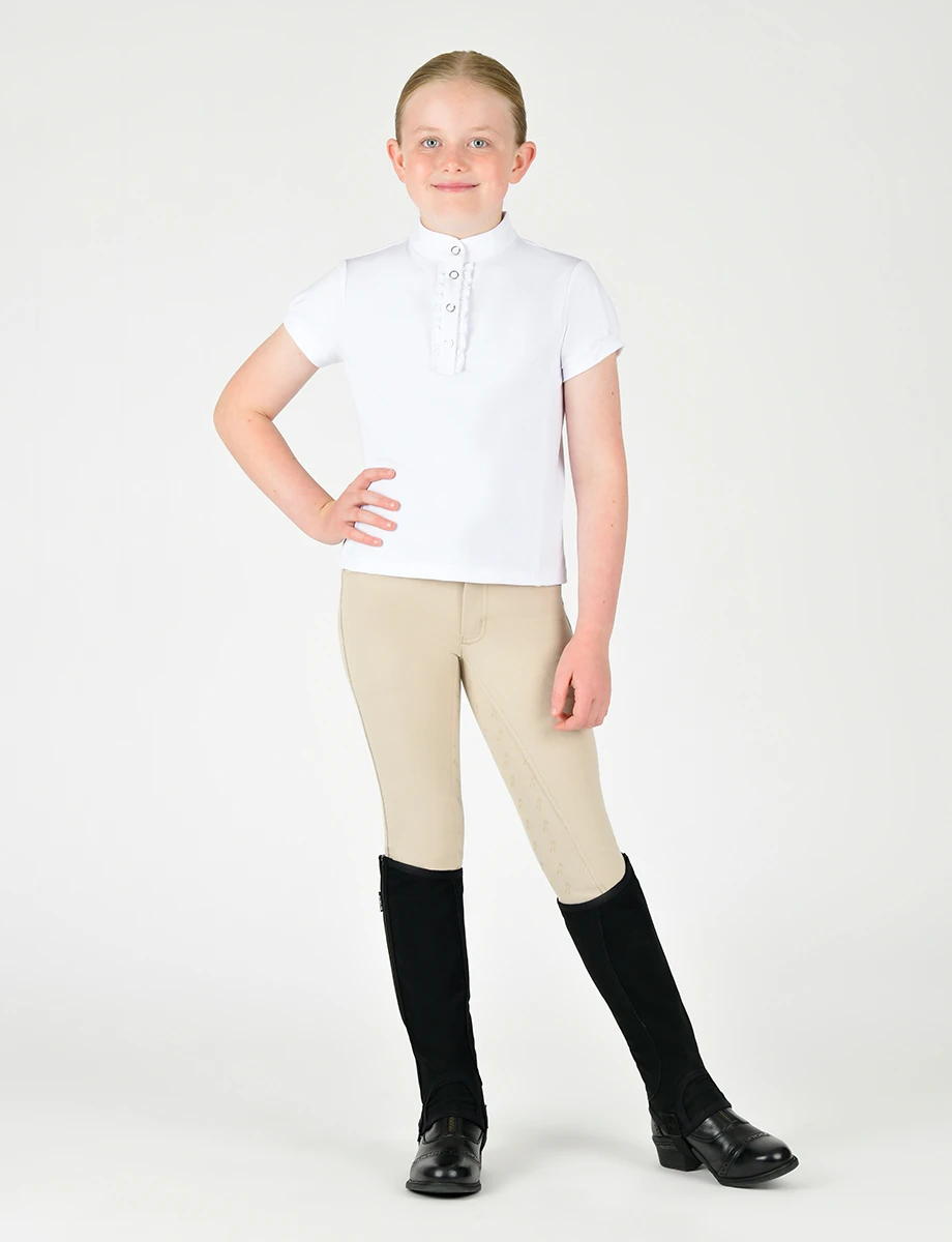 DUBLIN Kids Rosy Puff Sleeve Competition Top