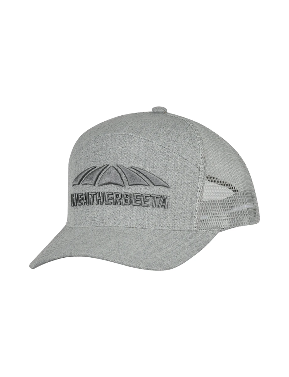 WEATHERBEETA 1980 Brushed Twill Panelled Trucker Cap