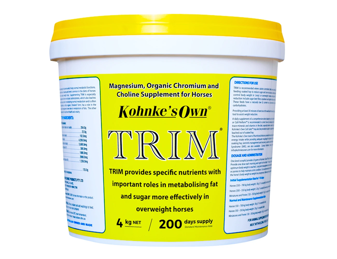 KOHNKE'S OWN Trim - 4KG