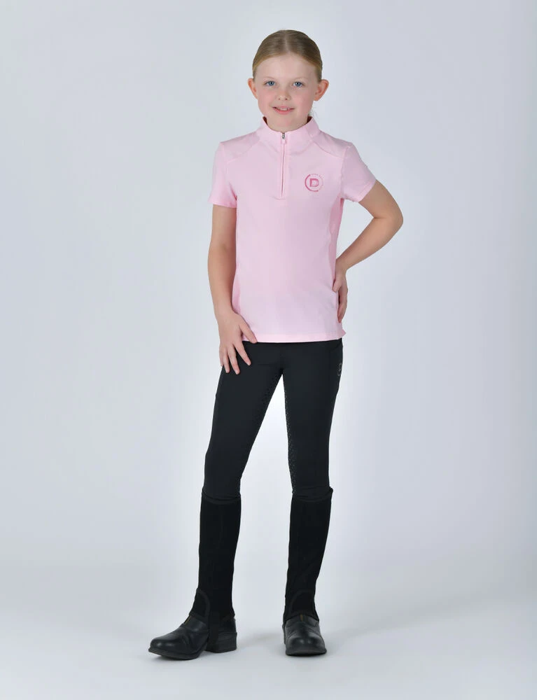 DUBLIN Kids 1/4 Zip Short Sleeve Top